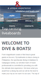 Mobile Screenshot of dive-and-boats.com